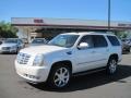 2011 White Diamond Tricoat Cadillac Escalade Luxury AWD  photo #1