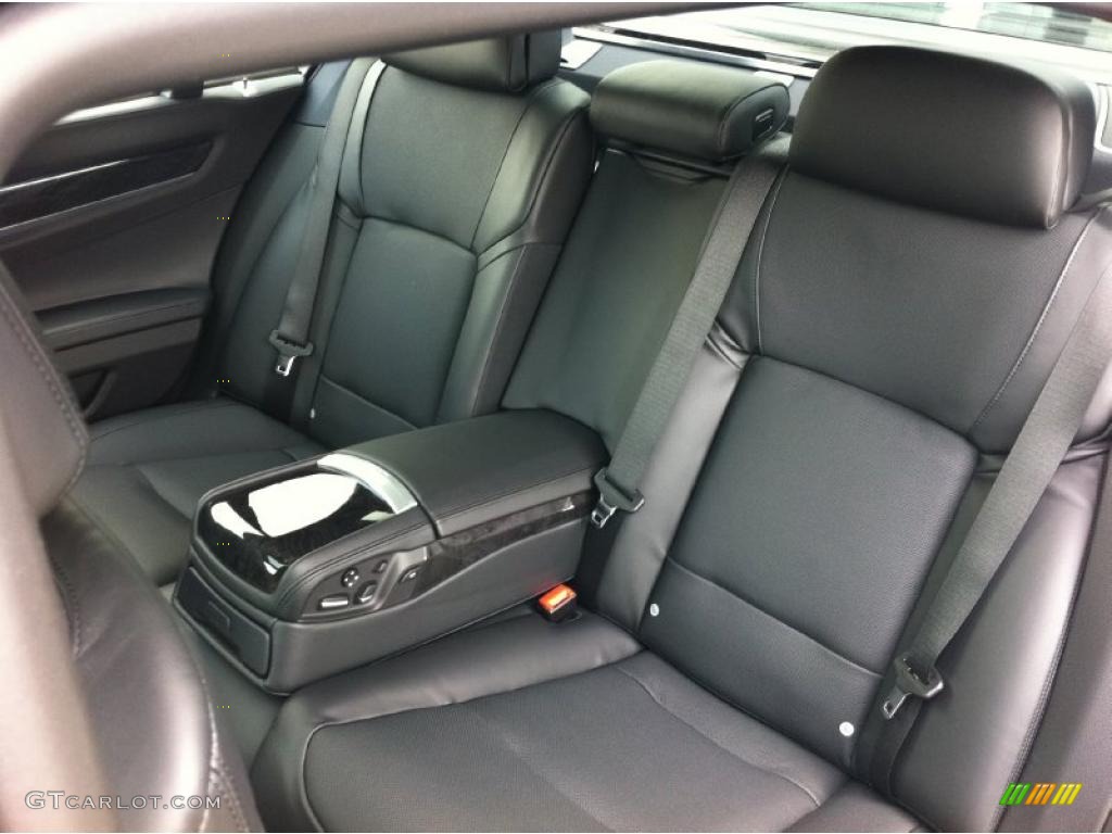 Black Interior 2012 BMW 7 Series 750Li xDrive Sedan Photo #48799171