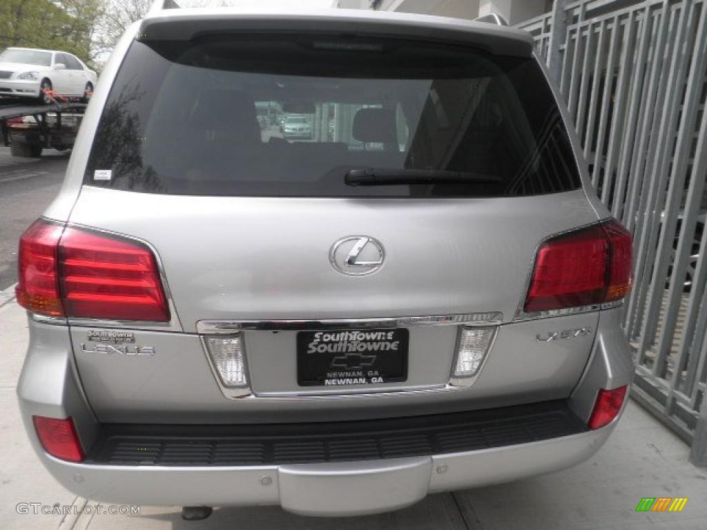 2009 LX 570 - Twilight Gray Metallic / Dark Gray photo #5