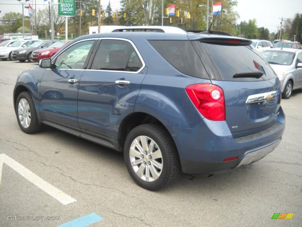 Twilight Blue Metallic 2011 Chevrolet Equinox LT AWD Exterior Photo #48800494