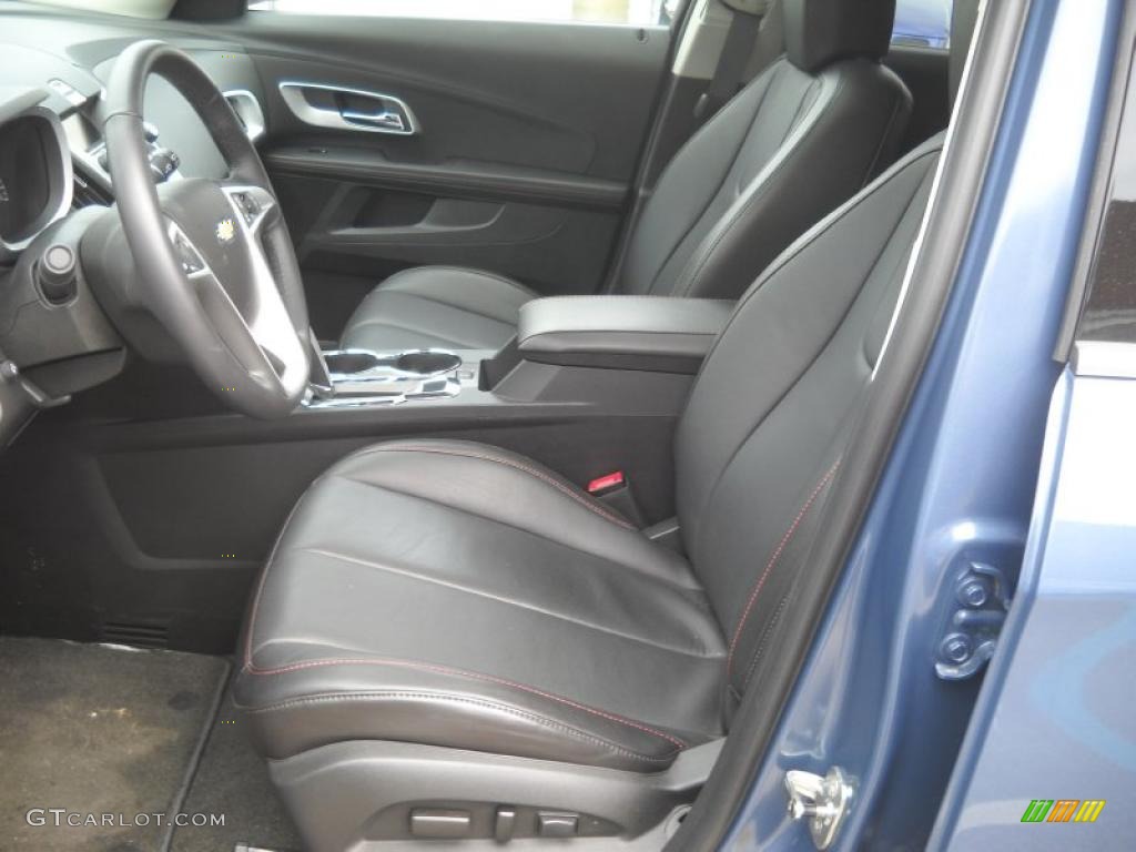 Jet Black Interior 2011 Chevrolet Equinox LT AWD Photo #48800575