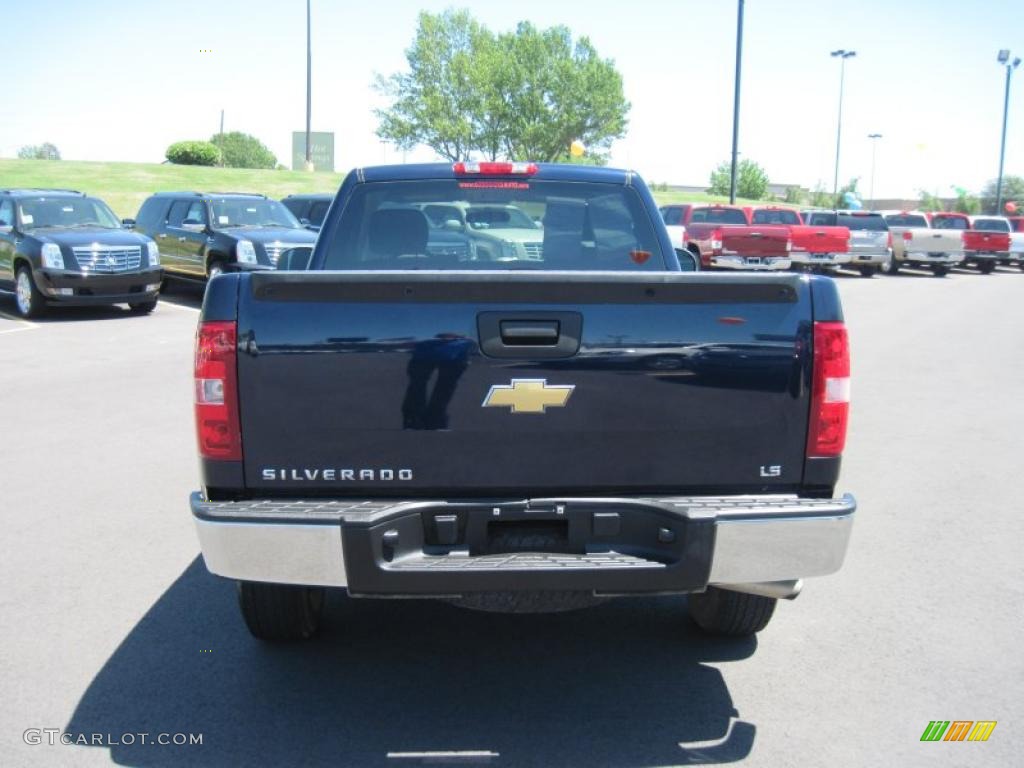 2010 Silverado 1500 Regular Cab - Imperial Blue Metallic / Dark Titanium photo #4