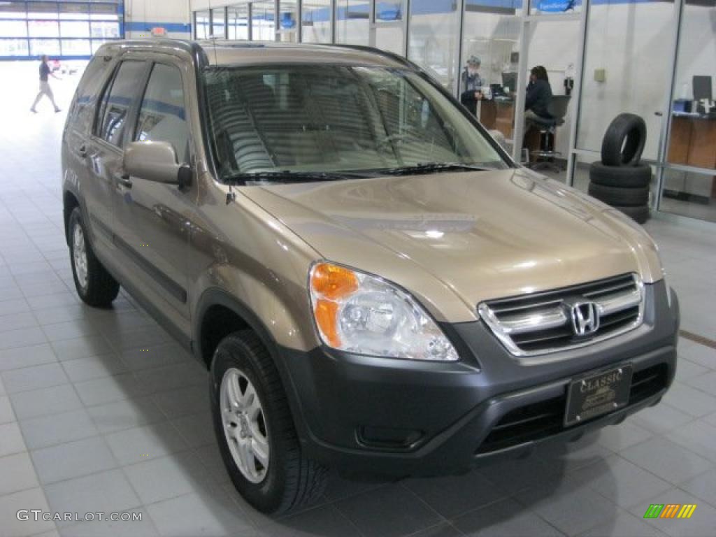 2004 CR-V EX 4WD - Mojave Mist Metallic / Saddle photo #1