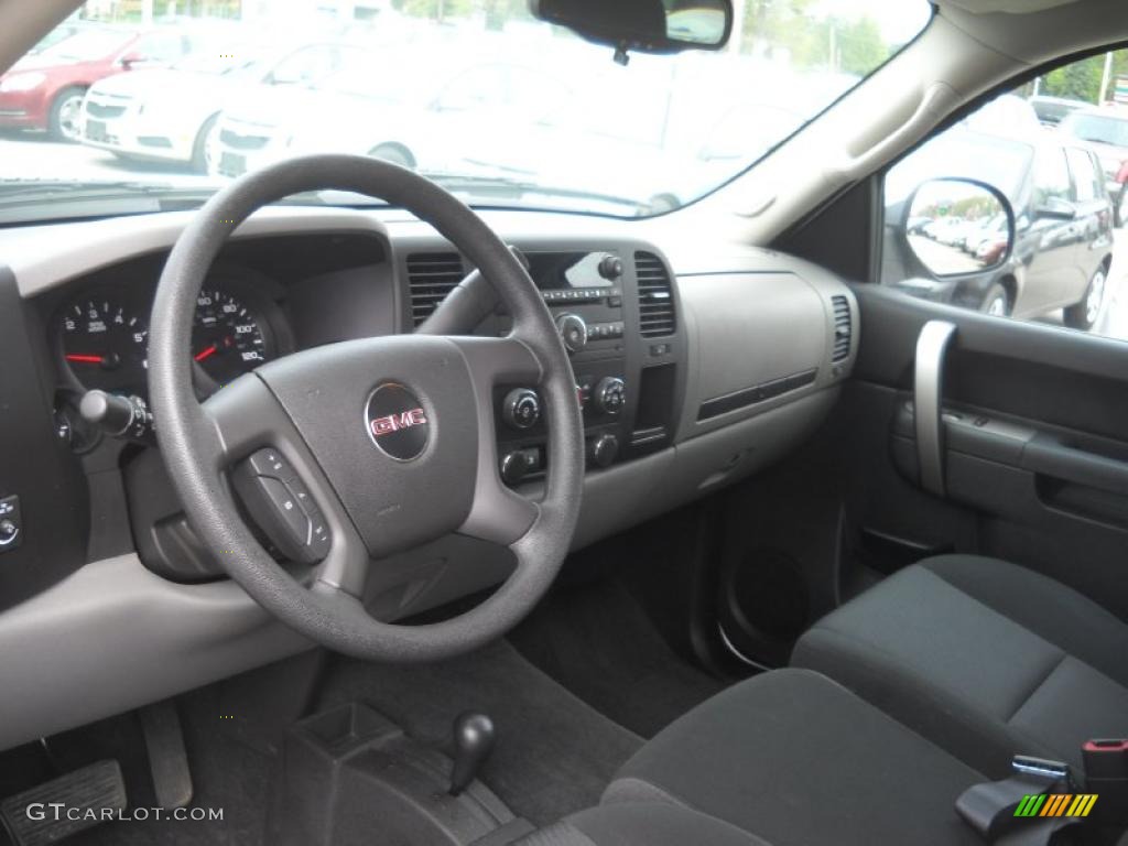 Ebony Interior 2010 GMC Sierra 1500 SL Crew Cab 4x4 Photo #48801156
