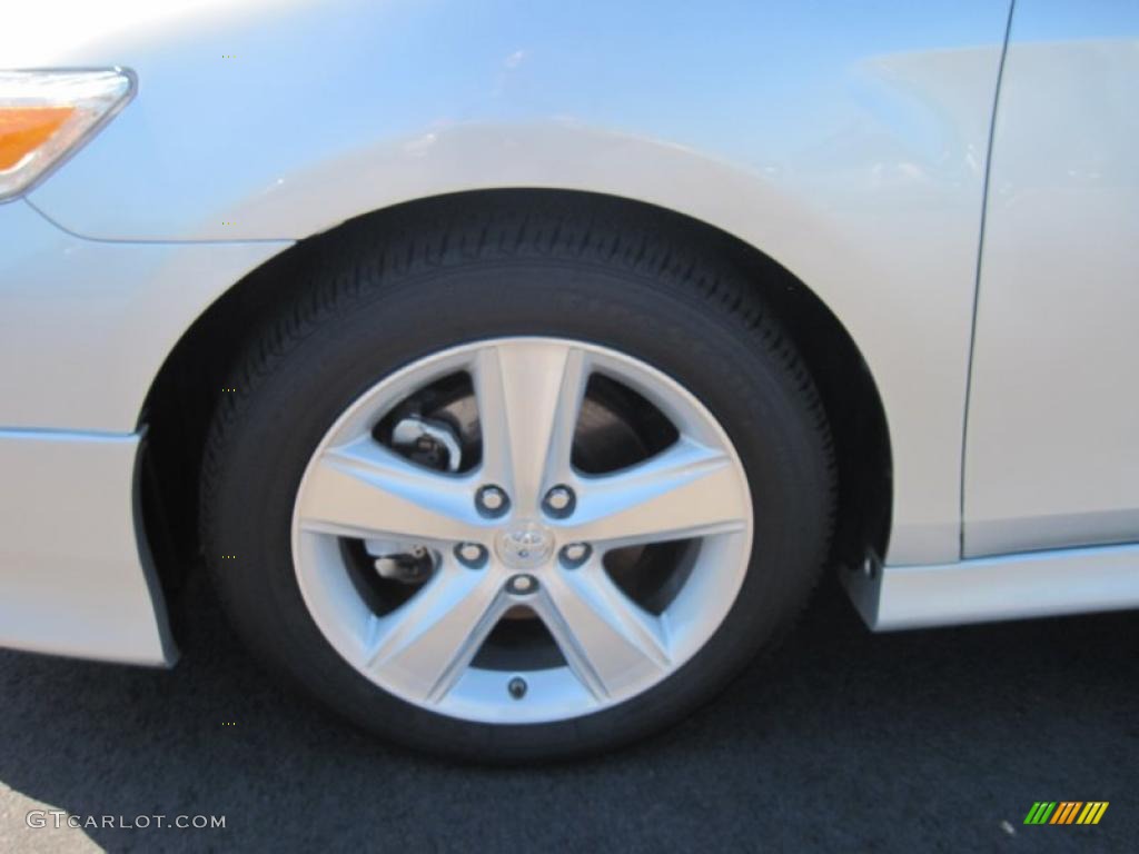 2010 Camry SE - Classic Silver Metallic / Dark Charcoal photo #9