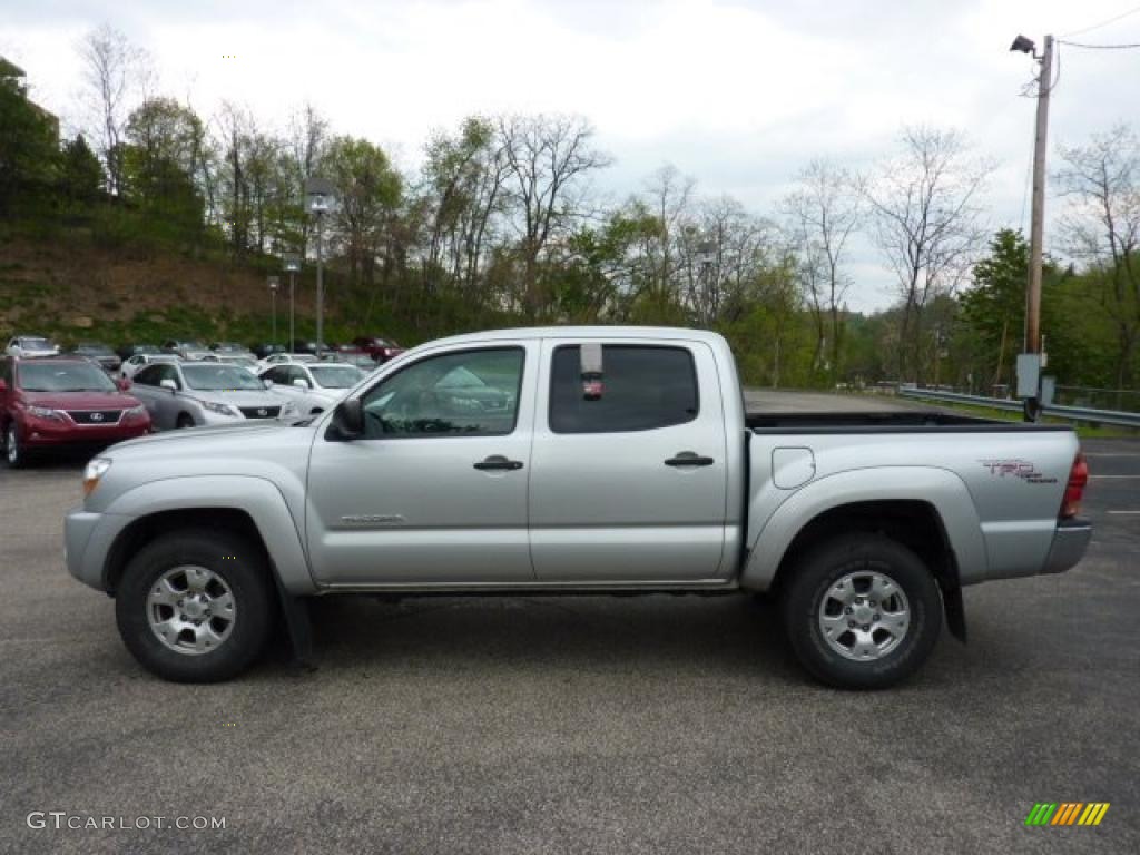 2008 Tacoma V6 SR5 Double Cab 4x4 - Silver Streak Mica / Graphite Gray photo #1