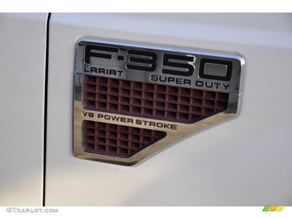 2008 Ford F350 Super Duty Lariat Crew Cab Dually Marks and Logos Photos