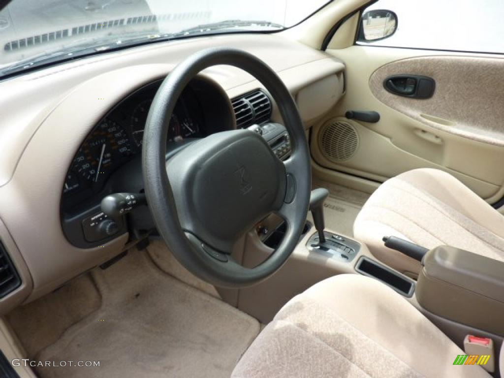 Tan Interior 1997 Saturn S Series SL2 Sedan Photo #48804133