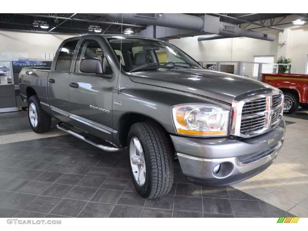 2006 Ram 1500 SLT Quad Cab - Mineral Gray Metallic / Medium Slate Gray photo #4