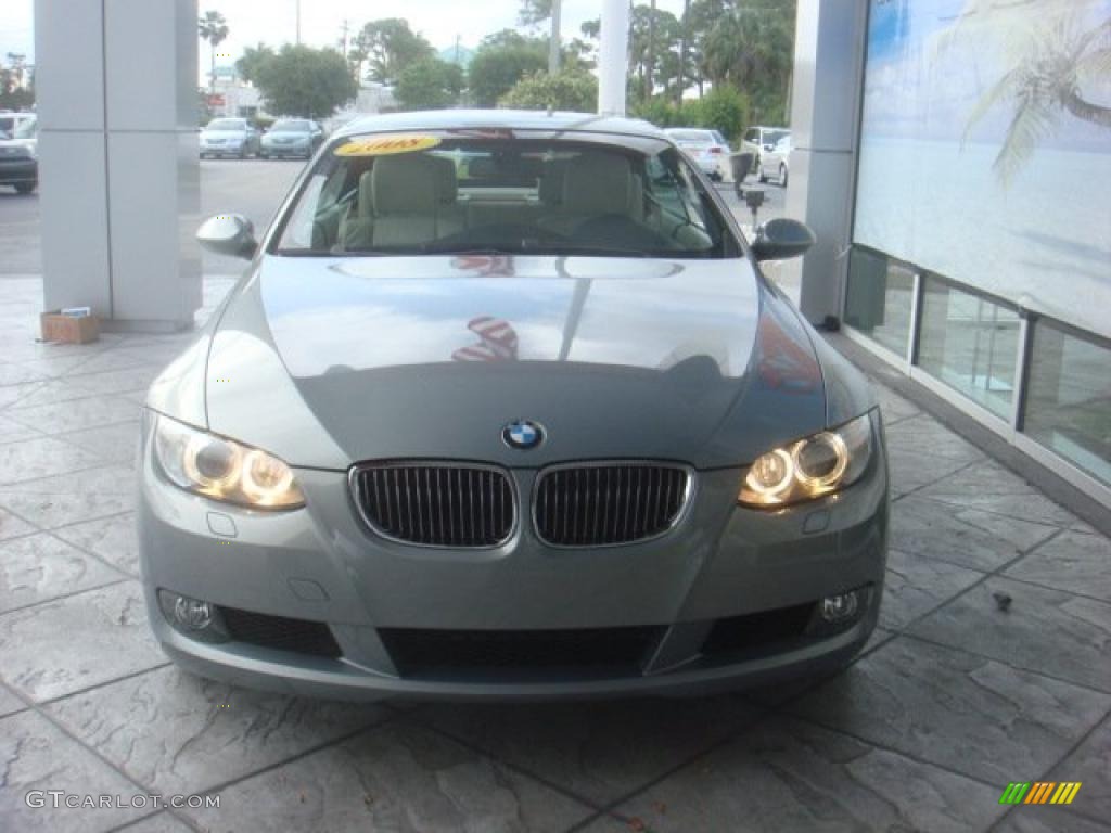 2008 3 Series 328i Convertible - Arctic Metallic / Cream Beige photo #3