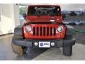2010 Red Rock Crystal Pearl Jeep Wrangler Sport 4x4  photo #3