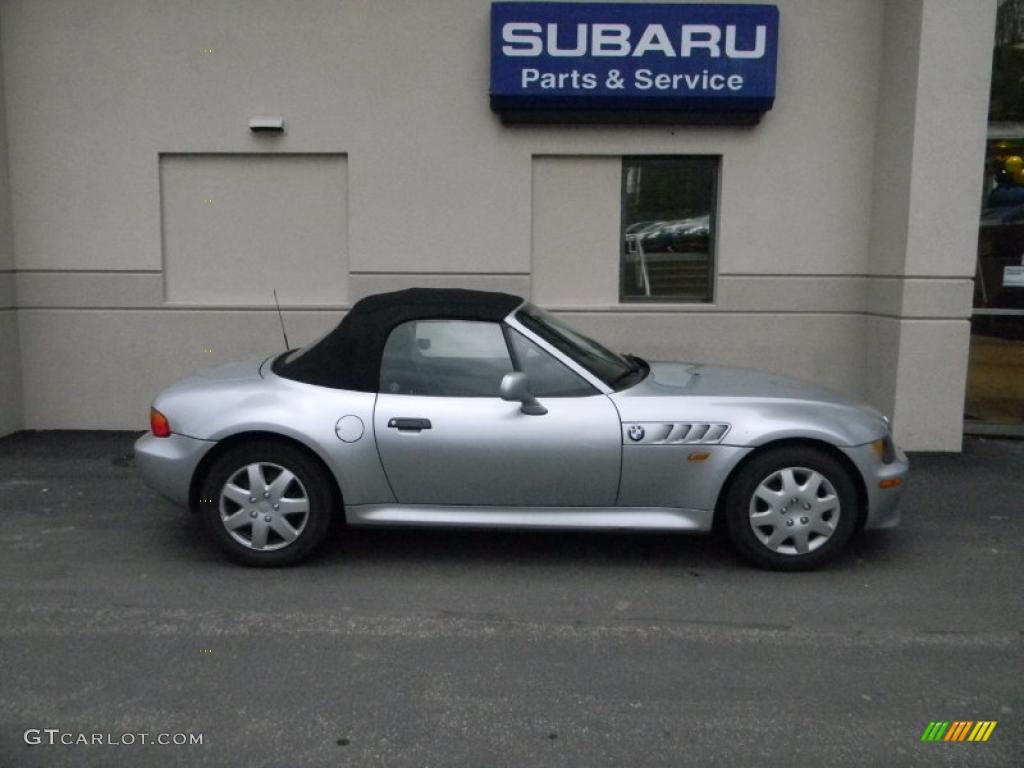 1998 Z3 2.8 Roadster - Arctic Silver Metallic / Black photo #5