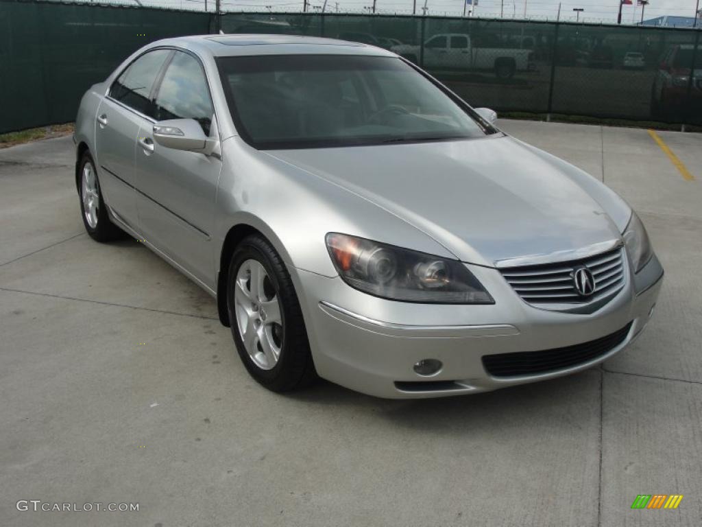 2005 RL 3.5 AWD Sedan - Celestial Silver Metallic / Ebony photo #1