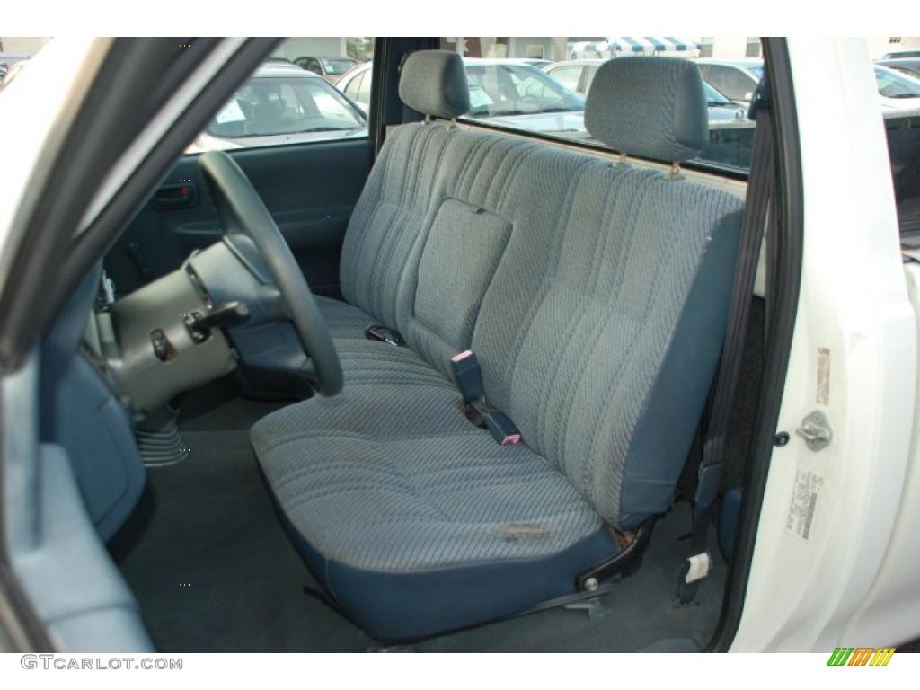 1996 T100 Truck Regular Cab - White / Blue photo #17
