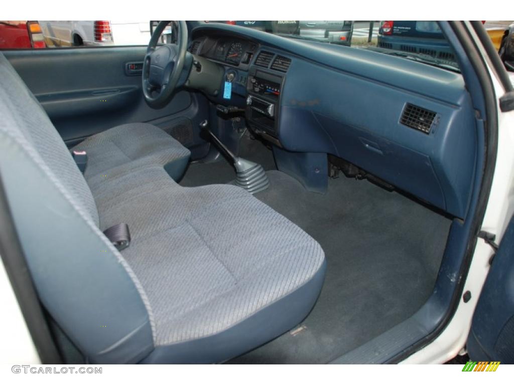 1996 T100 Truck Regular Cab - White / Blue photo #20