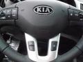 2011 Kia Sportage Black Interior Steering Wheel Photo
