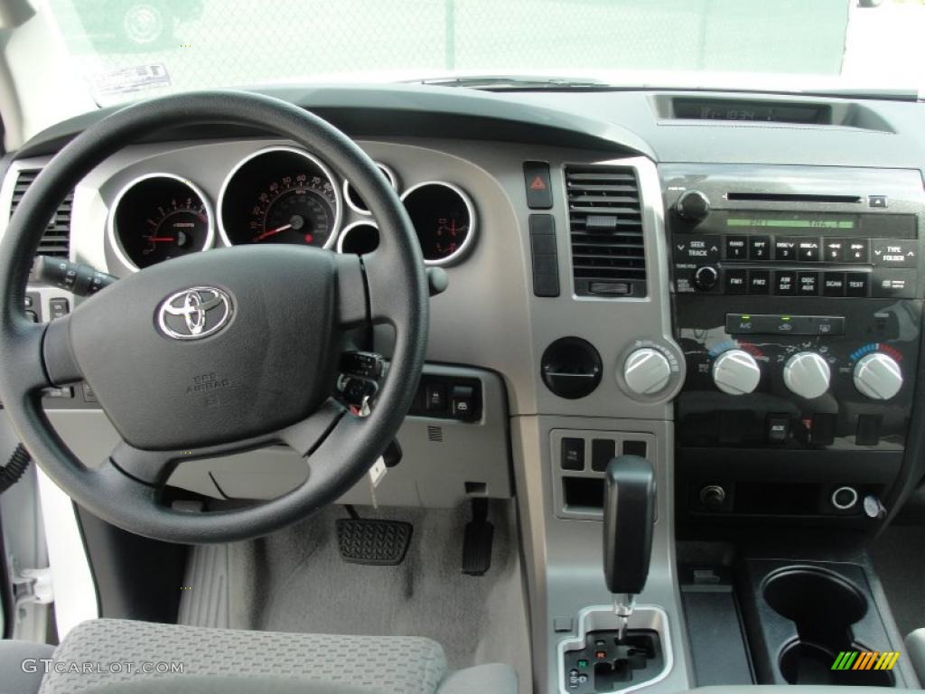 2010 Toyota Tundra CrewMax Graphite Gray Dashboard Photo #48806437