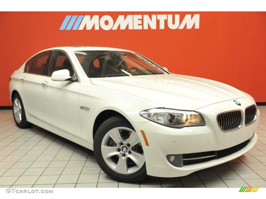 Alpine White BMW 5 Series