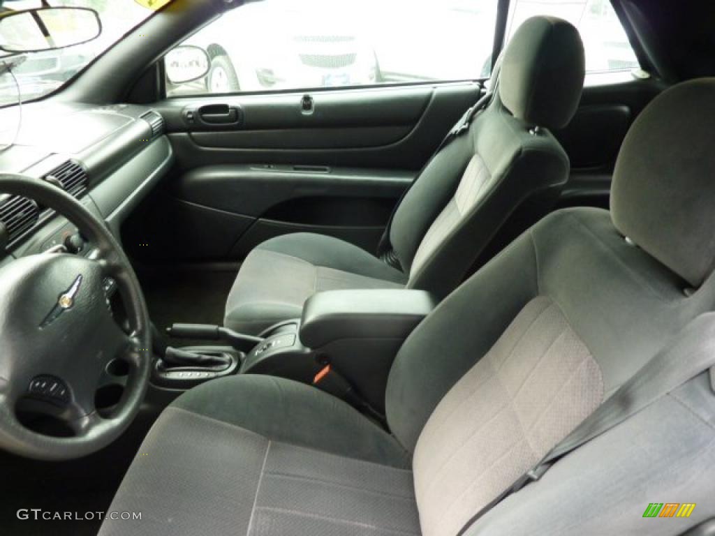Dark Slate Gray Interior 2006 Chrysler Sebring Convertible Photo #48807217