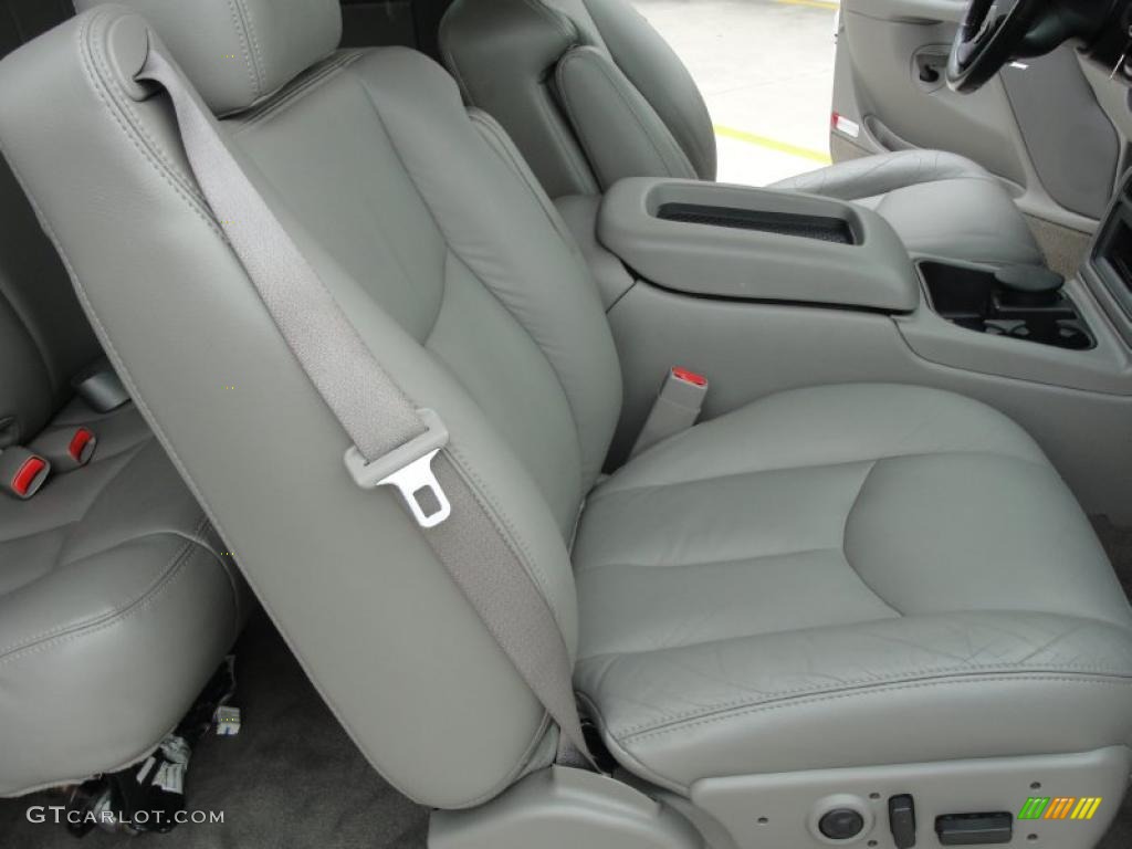 Pewter Interior 2005 GMC Sierra 1500 SLT Extended Cab Photo #48808048