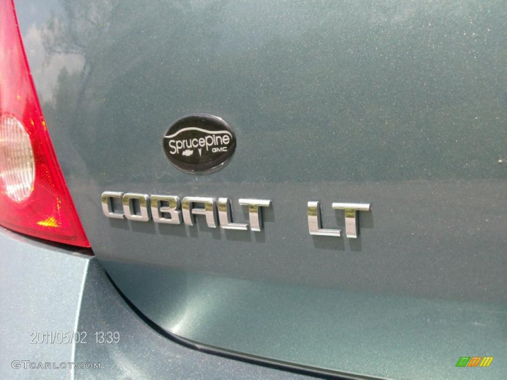 2010 Cobalt LT Sedan - Silver Moss Metallic / Ebony photo #8