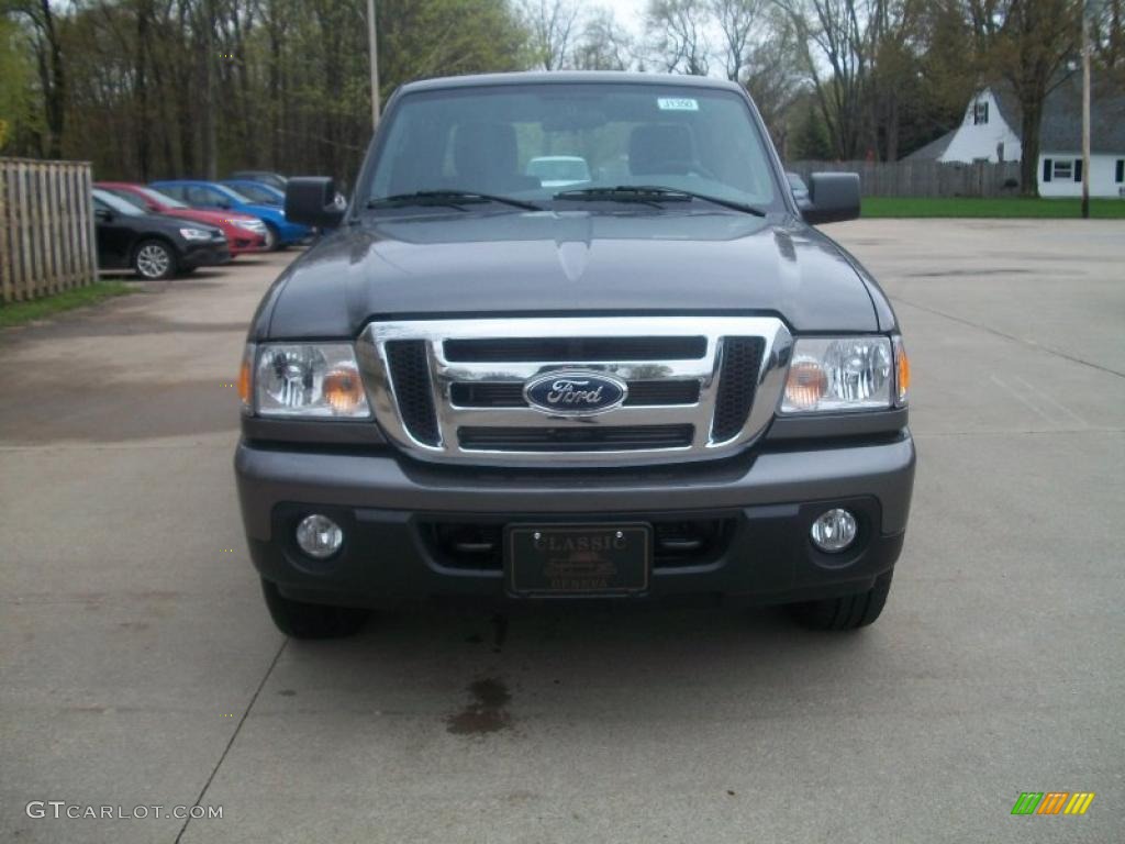 2011 Ranger XLT SuperCab 4x4 - Dark Shadow Grey Metallic / Medium Dark Flint photo #2