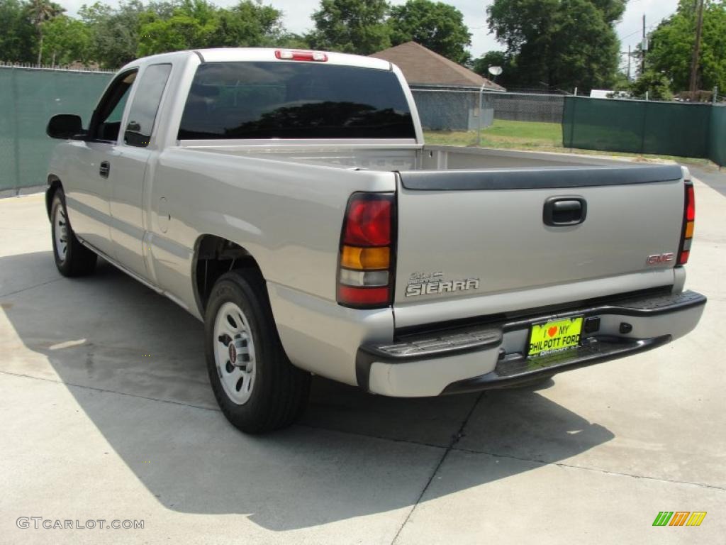 2006 Sierra 1500 SL Extended Cab - Silver Birch Metallic / Dark Pewter photo #5