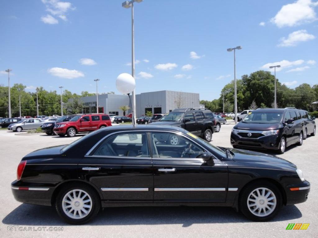 2004 XG350 L Sedan - Black Obsidian / Beige photo #13