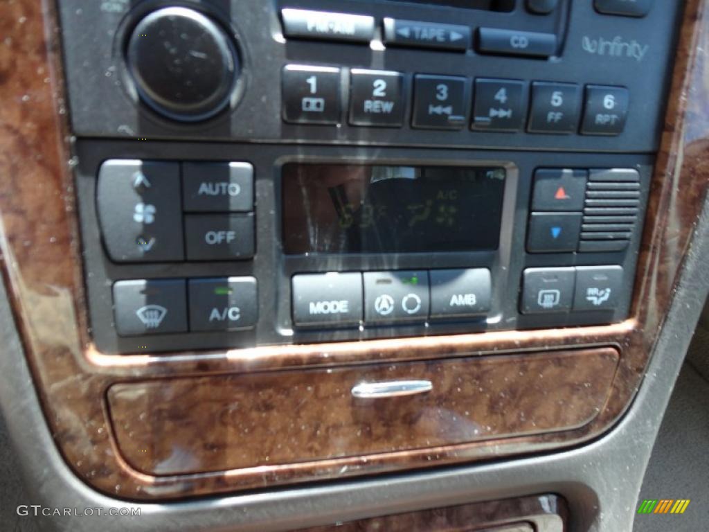 2004 XG350 L Sedan - Black Obsidian / Beige photo #31