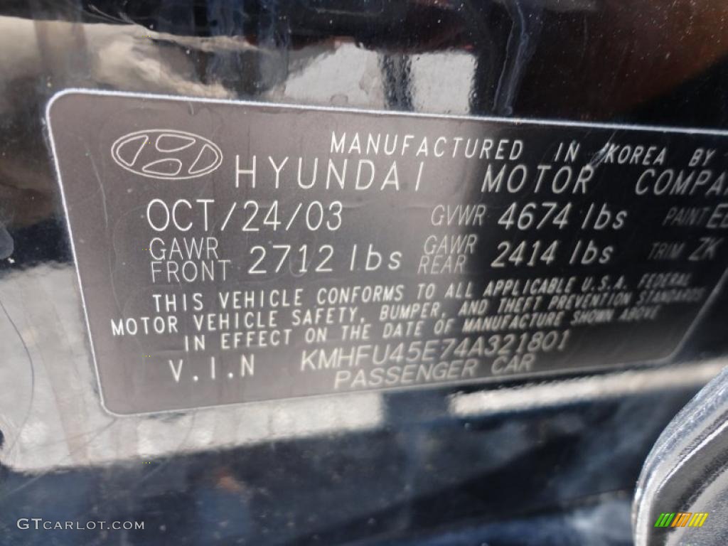 2004 XG350 L Sedan - Black Obsidian / Beige photo #34