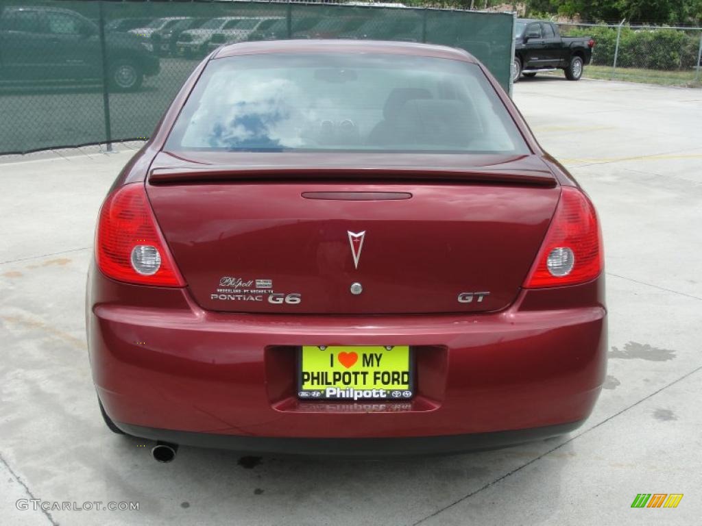 2009 G6 GT Sedan - Performance Red Metallic / Ebony photo #4