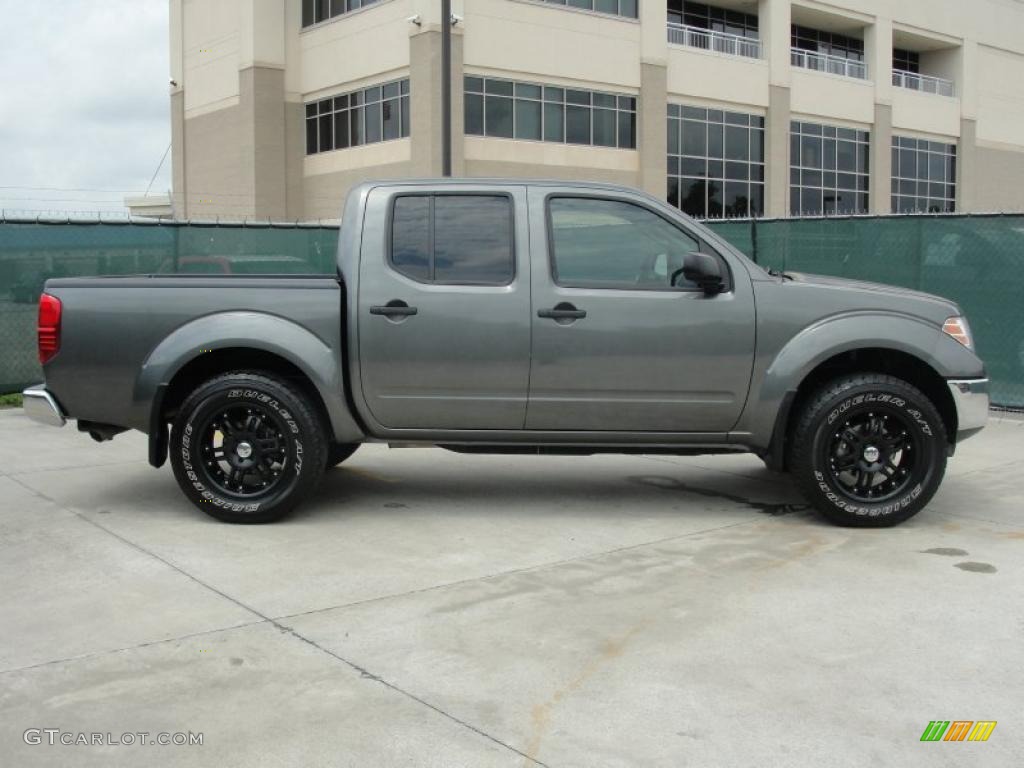 Storm Gray 2009 Nissan Frontier SE Crew Cab 4x4 Exterior Photo #48812517