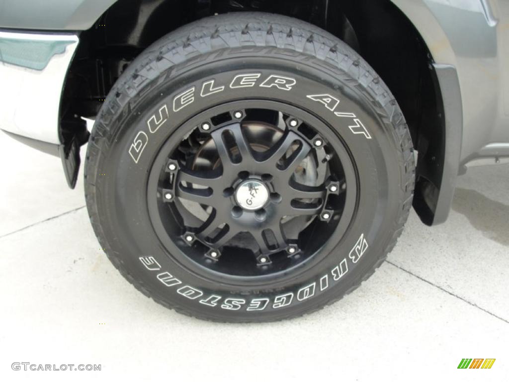 2009 Nissan Frontier SE Crew Cab 4x4 Custom Wheels Photo #48812588