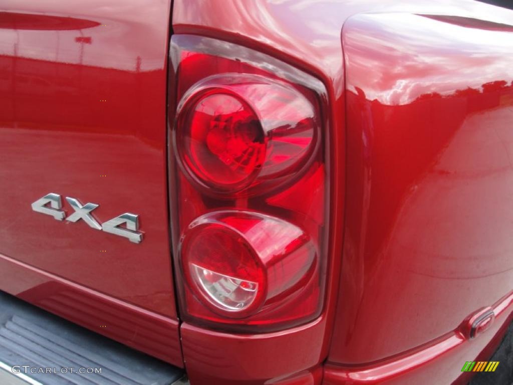 2007 Ram 3500 Big Horn Quad Cab 4x4 Dually - Inferno Red Crystal Pearl / Medium Slate Gray photo #23