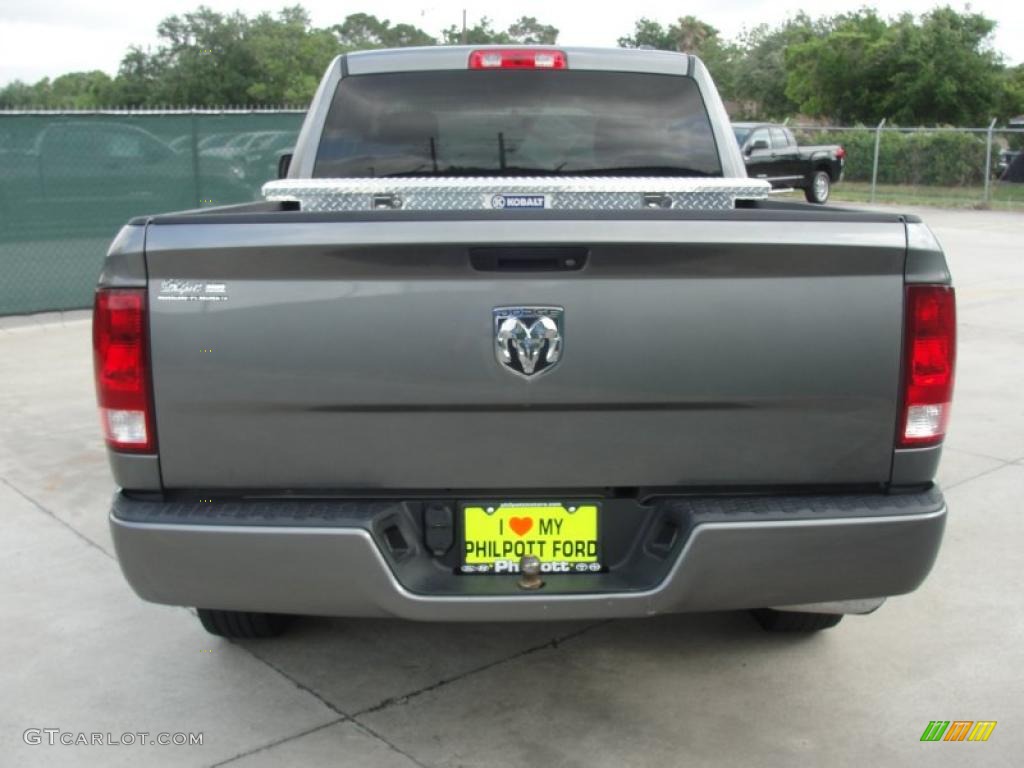 2009 Ram 1500 ST Quad Cab - Mineral Gray Metallic / Dark Slate/Medium Graystone photo #4