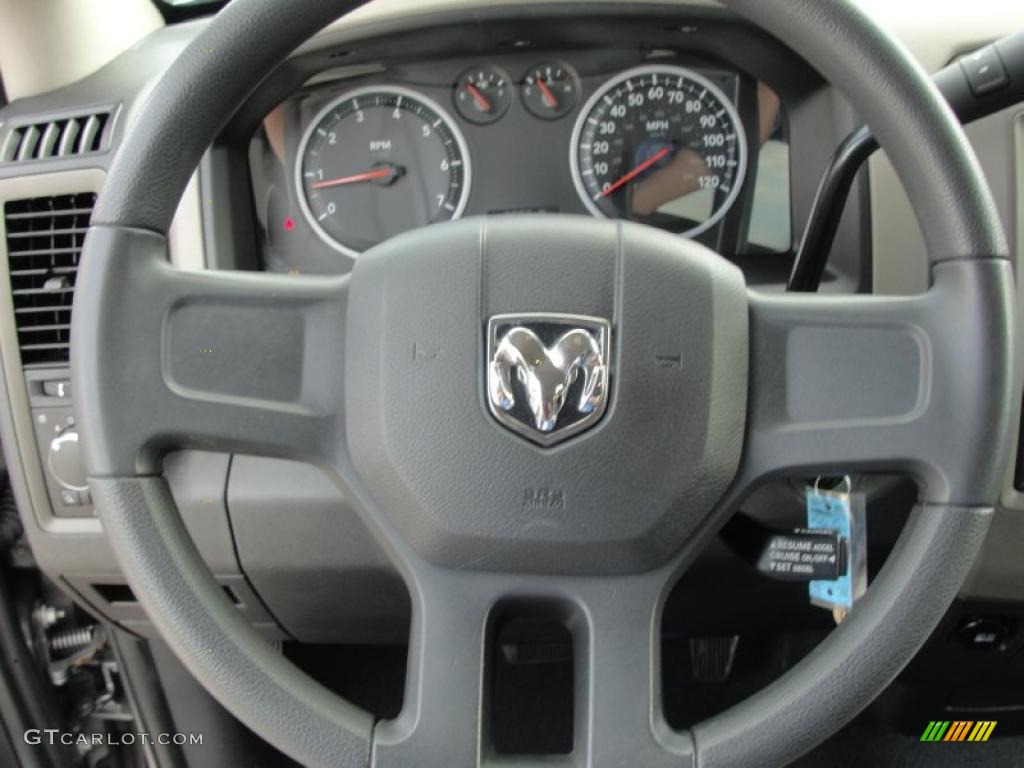 2009 Ram 1500 ST Quad Cab - Mineral Gray Metallic / Dark Slate/Medium Graystone photo #41