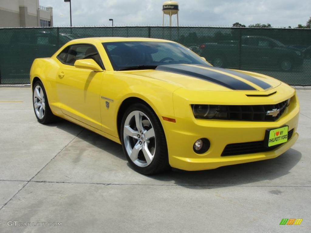 2010 Camaro SS Coupe Transformers Special Edition - Rally Yellow / Black photo #1