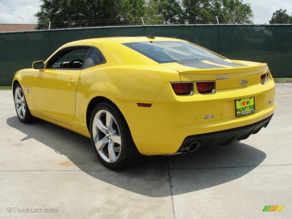 2010 Camaro SS Coupe Transformers Special Edition - Rally Yellow / Black photo #5