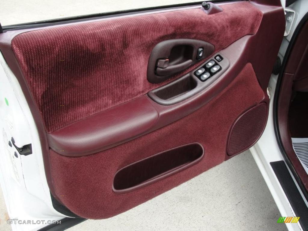 1998 Chevrolet Lumina Standard Lumina Model Burgundy Door Panel Photo #48813747