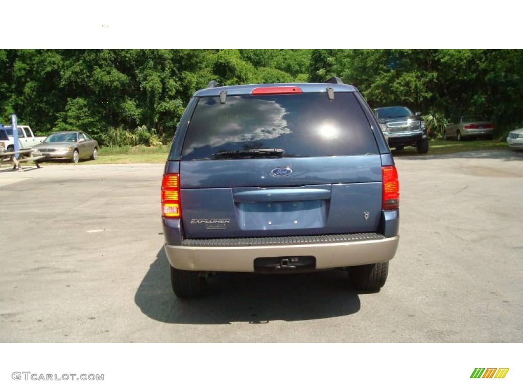 2003 Explorer Eddie Bauer - Medium Wedgewood Blue Metallic / Medium Parchment Beige photo #4