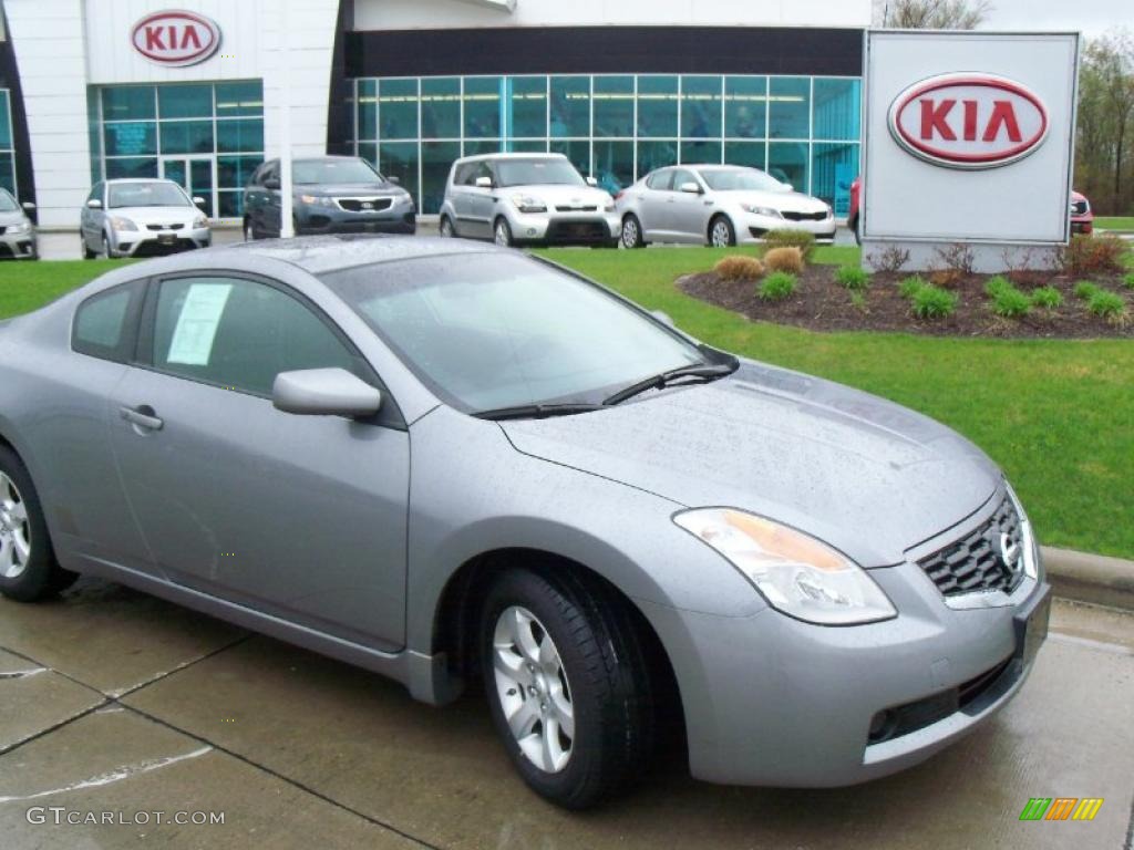 2009 Altima 2.5 S Coupe - Precision Gray Metallic / Charcoal photo #1