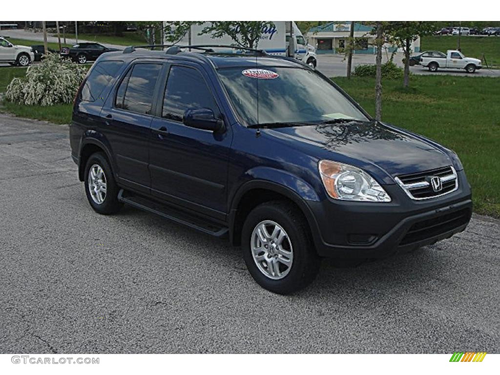 2003 CR-V EX 4WD - Eternal Blue Pearl / Black photo #1