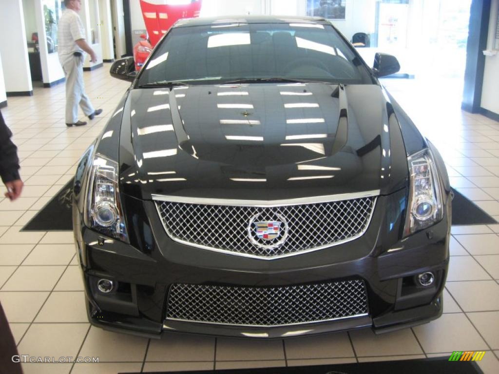 Black Diamond Tricoat 2011 Cadillac CTS -V Coupe Black Diamond Edition Exterior Photo #48817092
