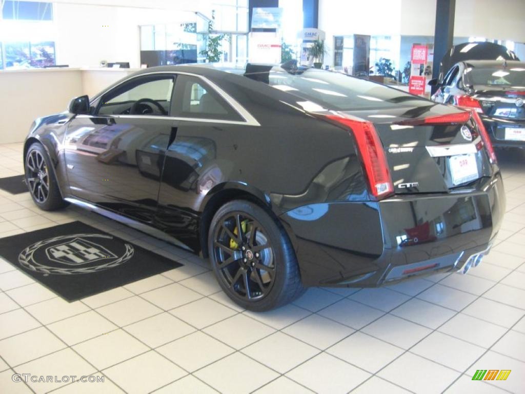 Black Diamond Tricoat 2011 Cadillac CTS -V Coupe Black Diamond Edition Exterior Photo #48817155