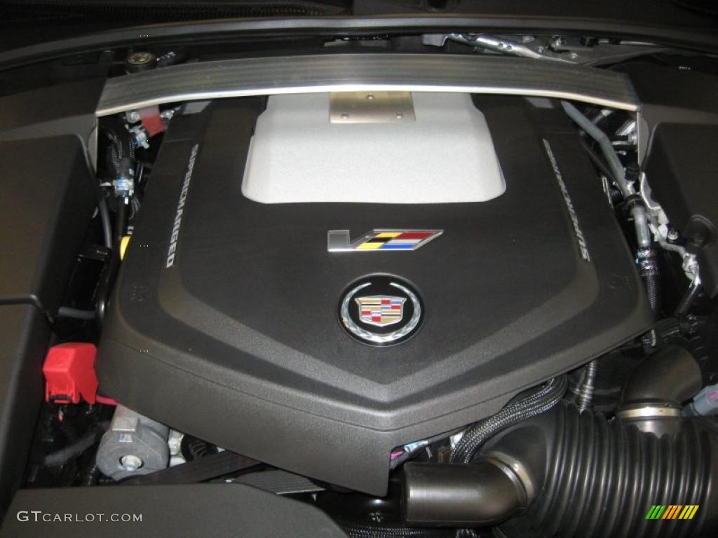 2011 Cadillac CTS -V Coupe Black Diamond Edition 6.2 Liter Supercharged OHV 16-Valve V8 Engine Photo #48817256