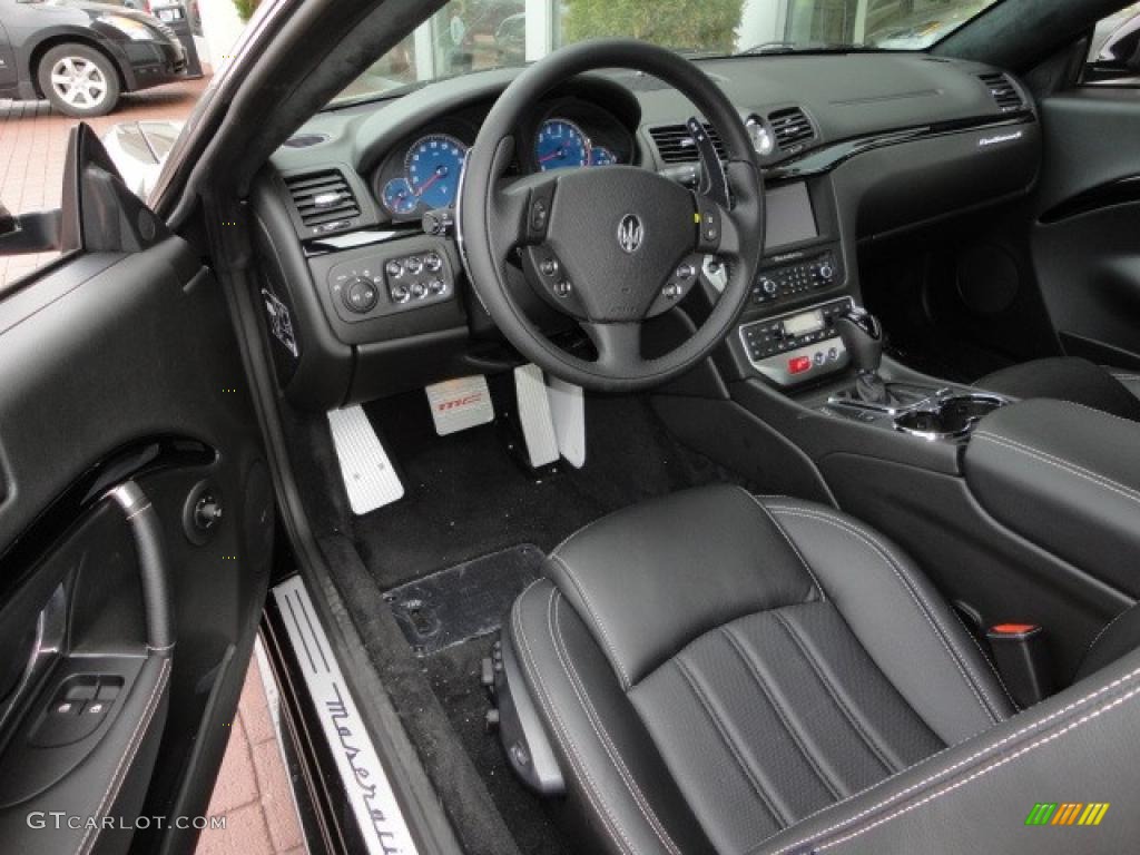 Nero Interior 2011 Maserati GranTurismo S Photo #48817338