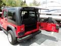2004 Flame Red Jeep Wrangler Sport 4x4  photo #19