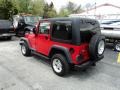 2004 Flame Red Jeep Wrangler Sport 4x4  photo #25