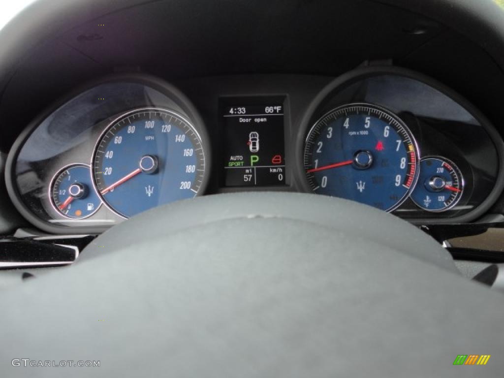 2011 Maserati GranTurismo S Gauges Photo #48817463