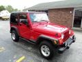 2004 Flame Red Jeep Wrangler Sport 4x4  photo #26